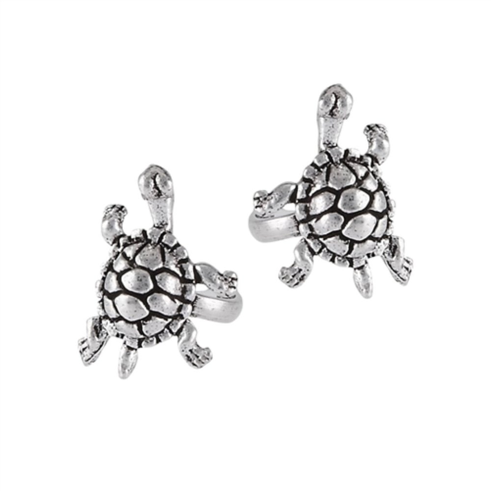 Sterling Silver Turtle Ear Cuff